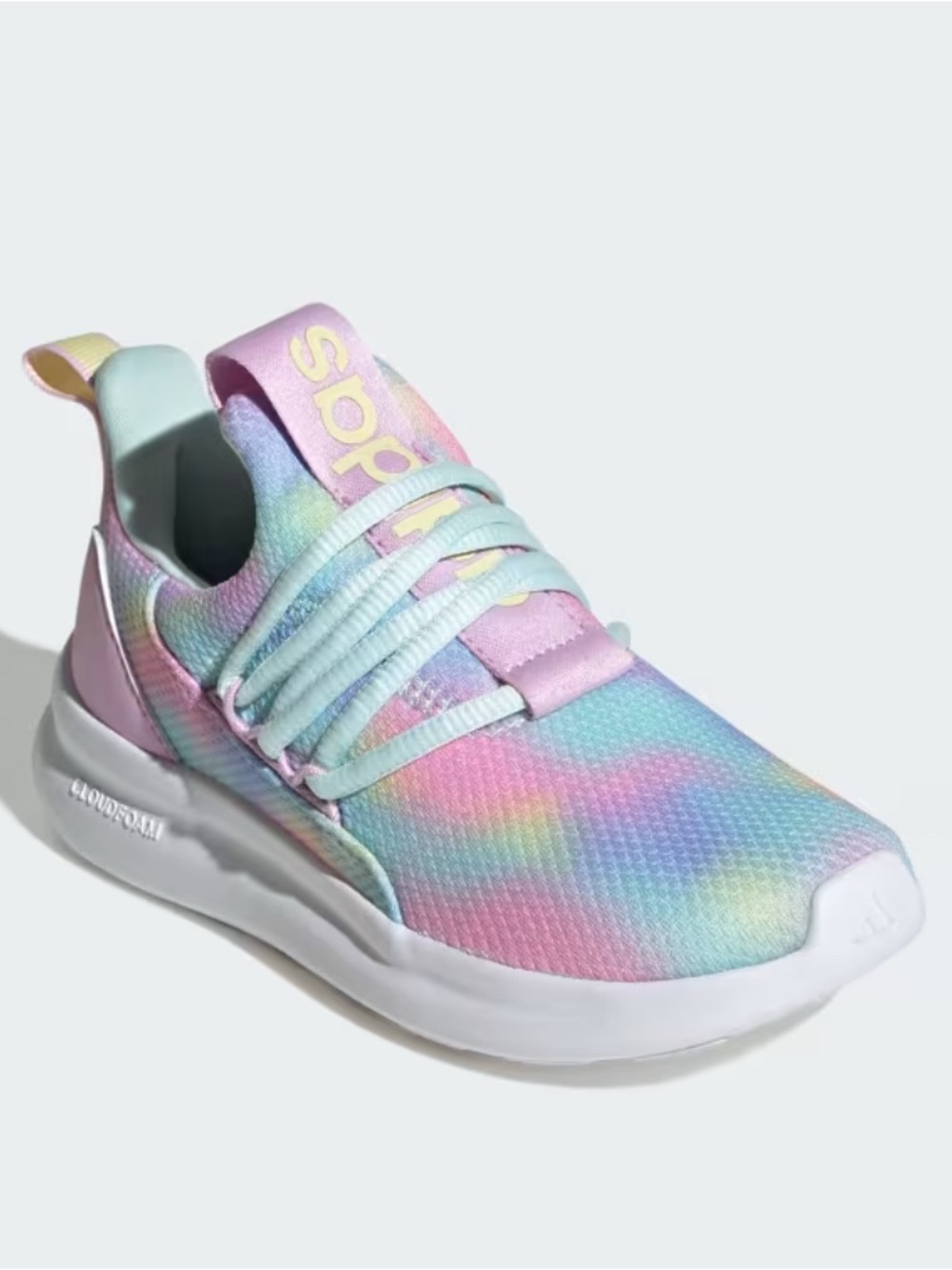 adidas Kids Pastel Rainbow Sneakers - Mint, Pink, Blue - Picture 3 of 3